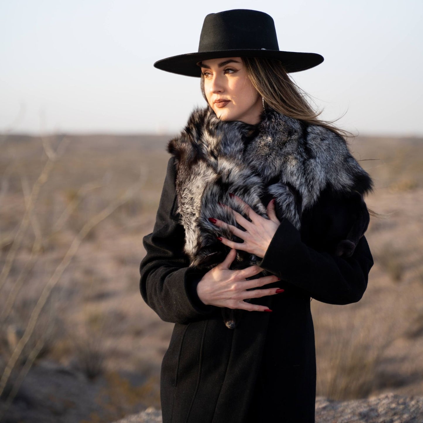 Cara Teardroped Flat Brim Hat