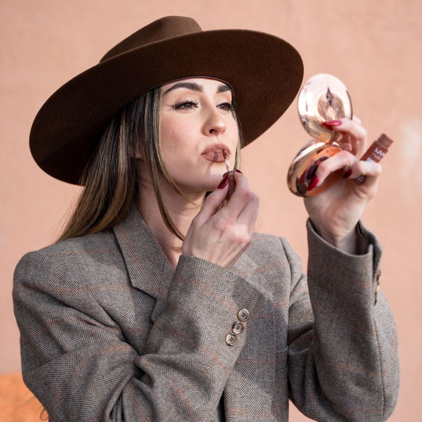 Cara Teardroped Flat Brim Hat