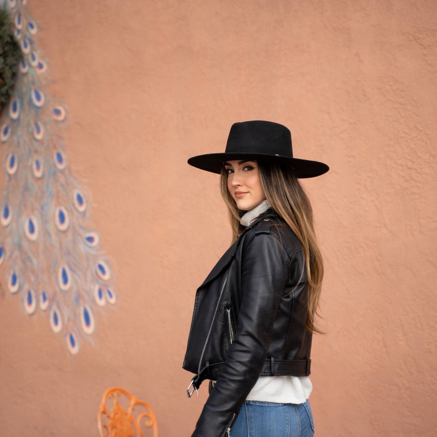 Cara Teardroped Flat Brim Hat