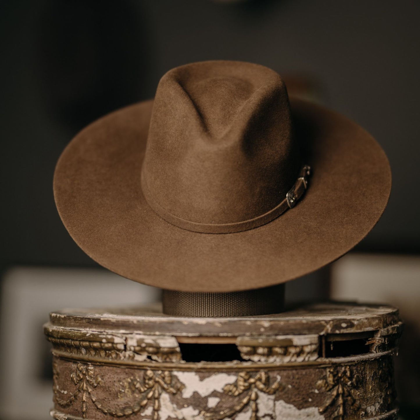 Cara Teardroped Flat Brim Hat