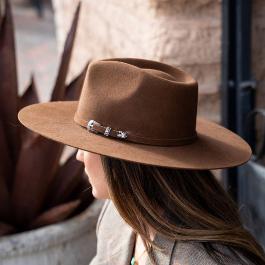 Cara Teardroped Flat Brim Hat