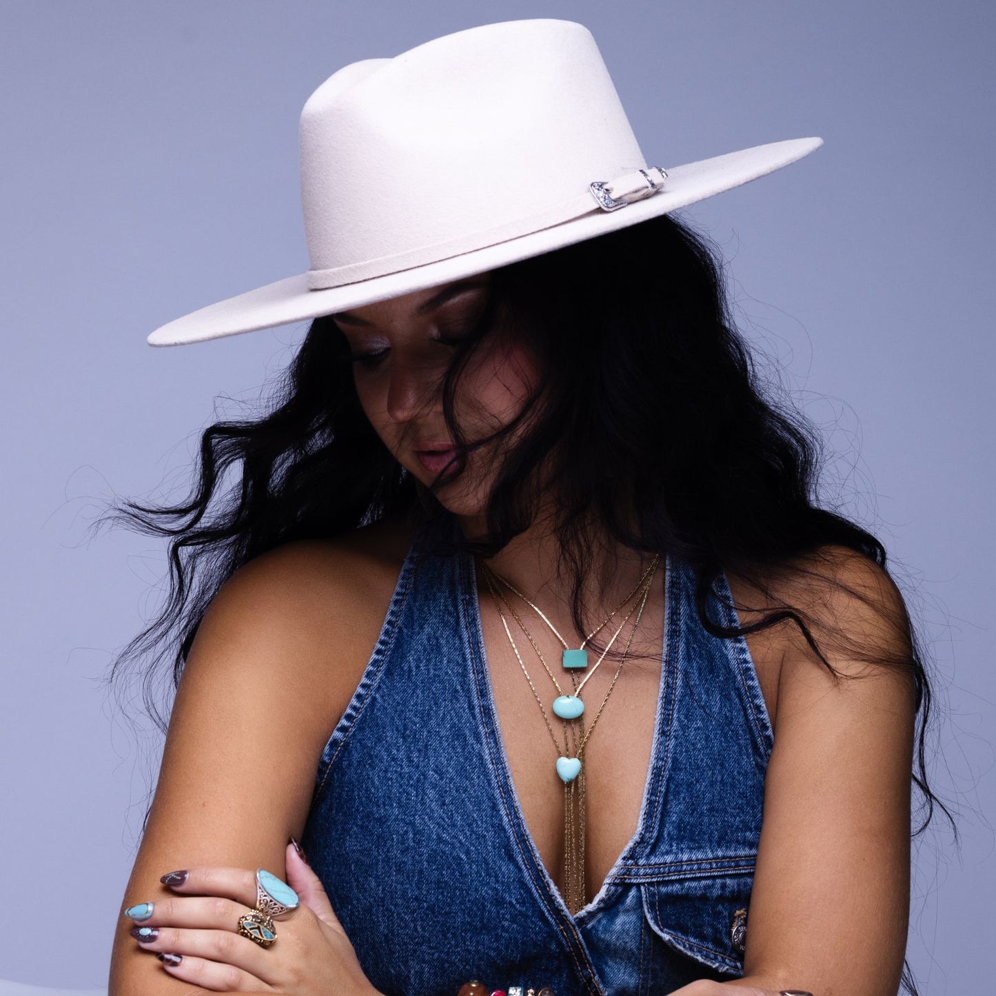 Turquoise Vintage Bolo: Dual-Function Hat Band & Necklace