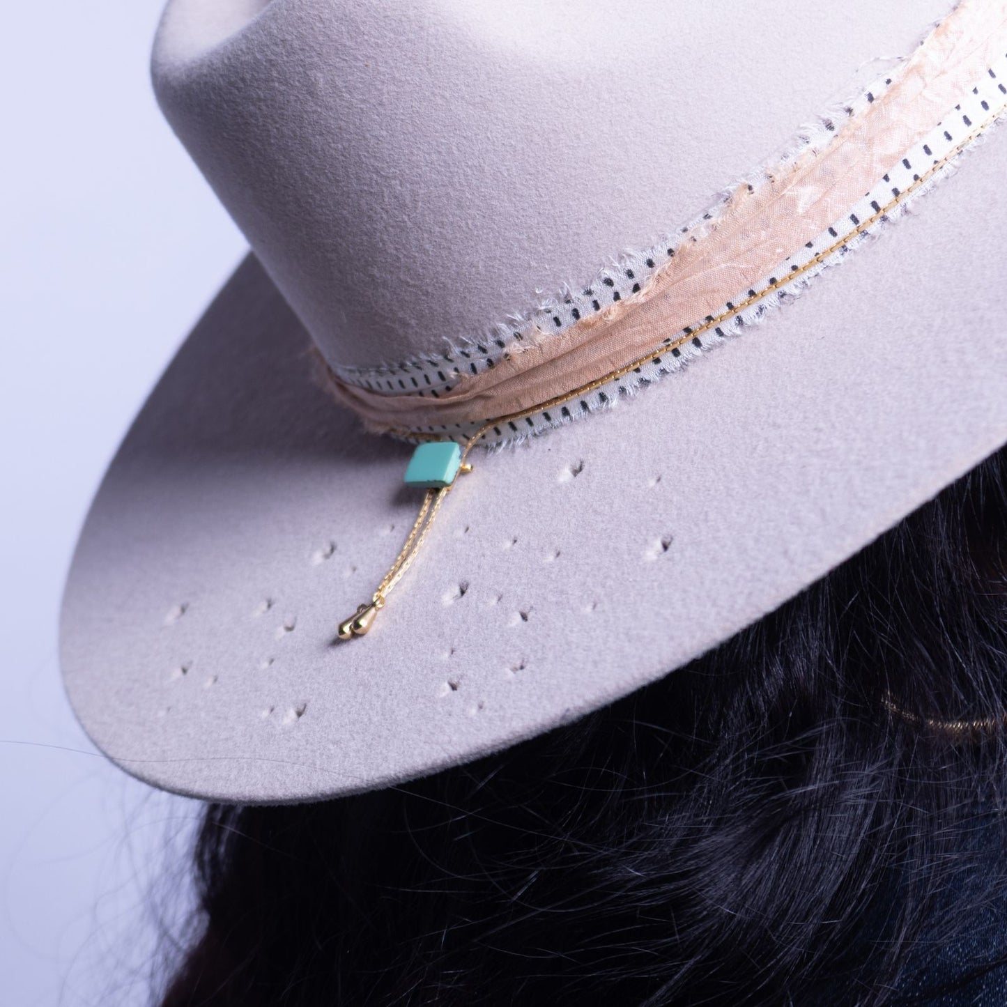 Turquoise Vintage Bolo: Dual-Function Hat Band & Necklace