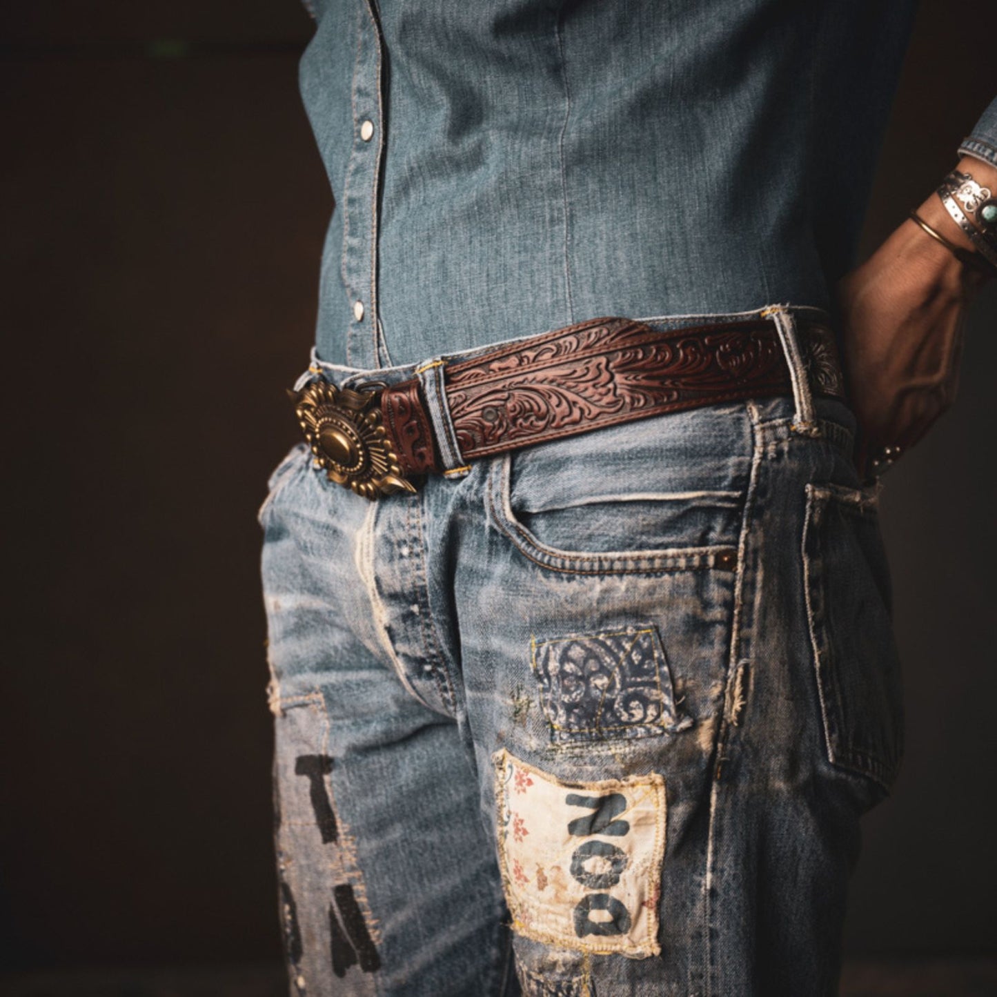 The Sol Belt Buckle Vintage Inspired