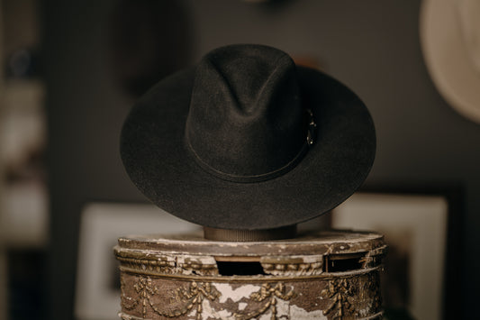 Cara Teardroped Flat brim Hat with buckle